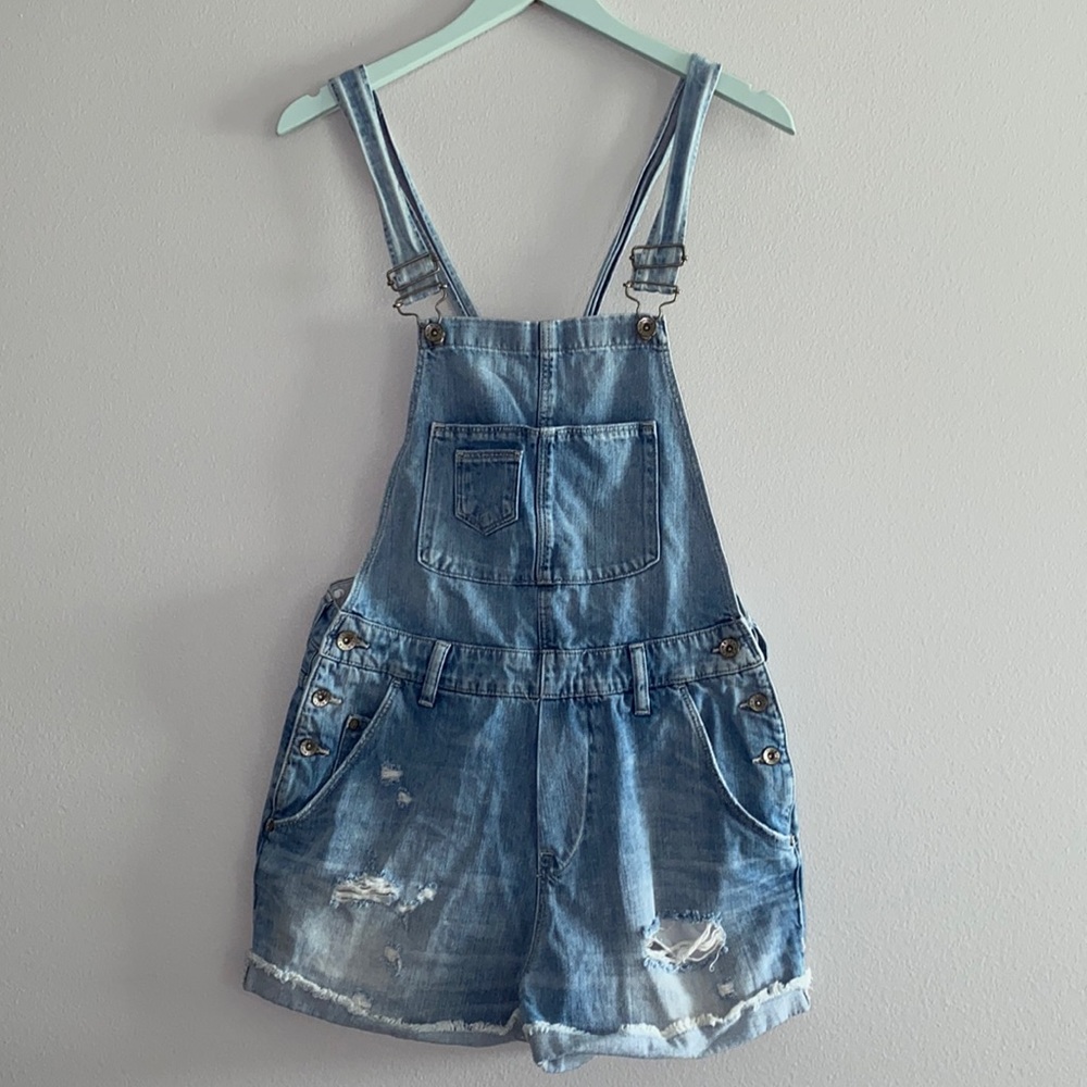 H&M Denim Overalls Size 4